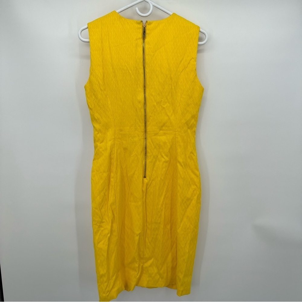 Calvin Klein Womens Dress Sleeveless Sheath Textured Fabric Career - Picture 6 of 11